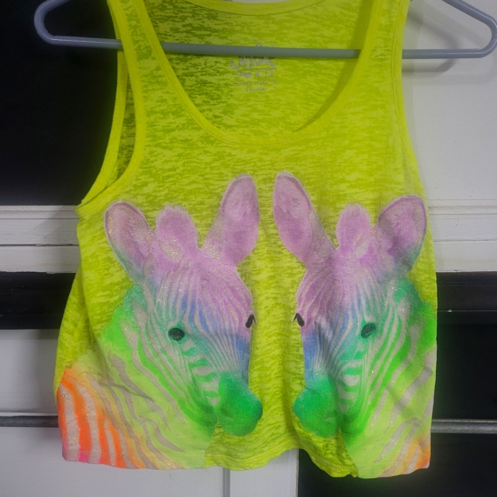 Justice Zebra Tank Top